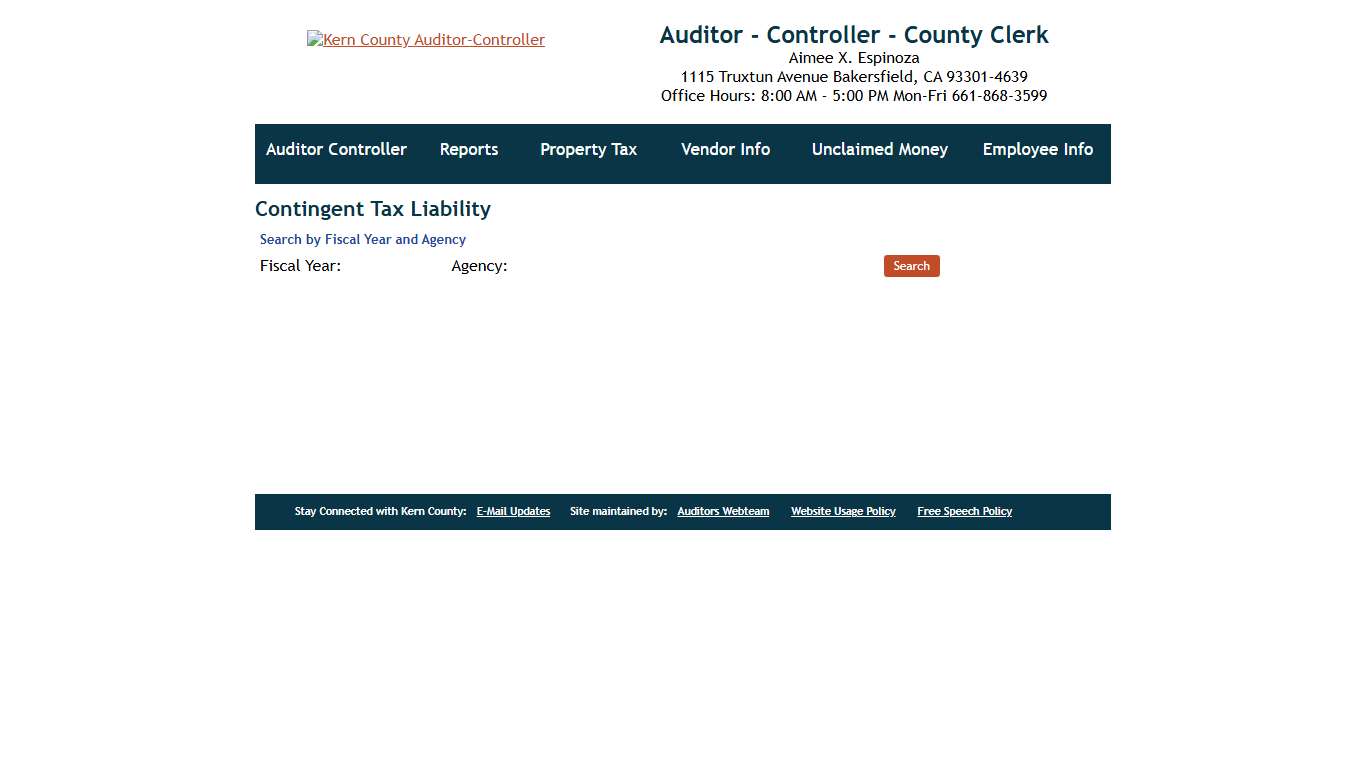 Kern County Auditor-Controller-County Clerk
