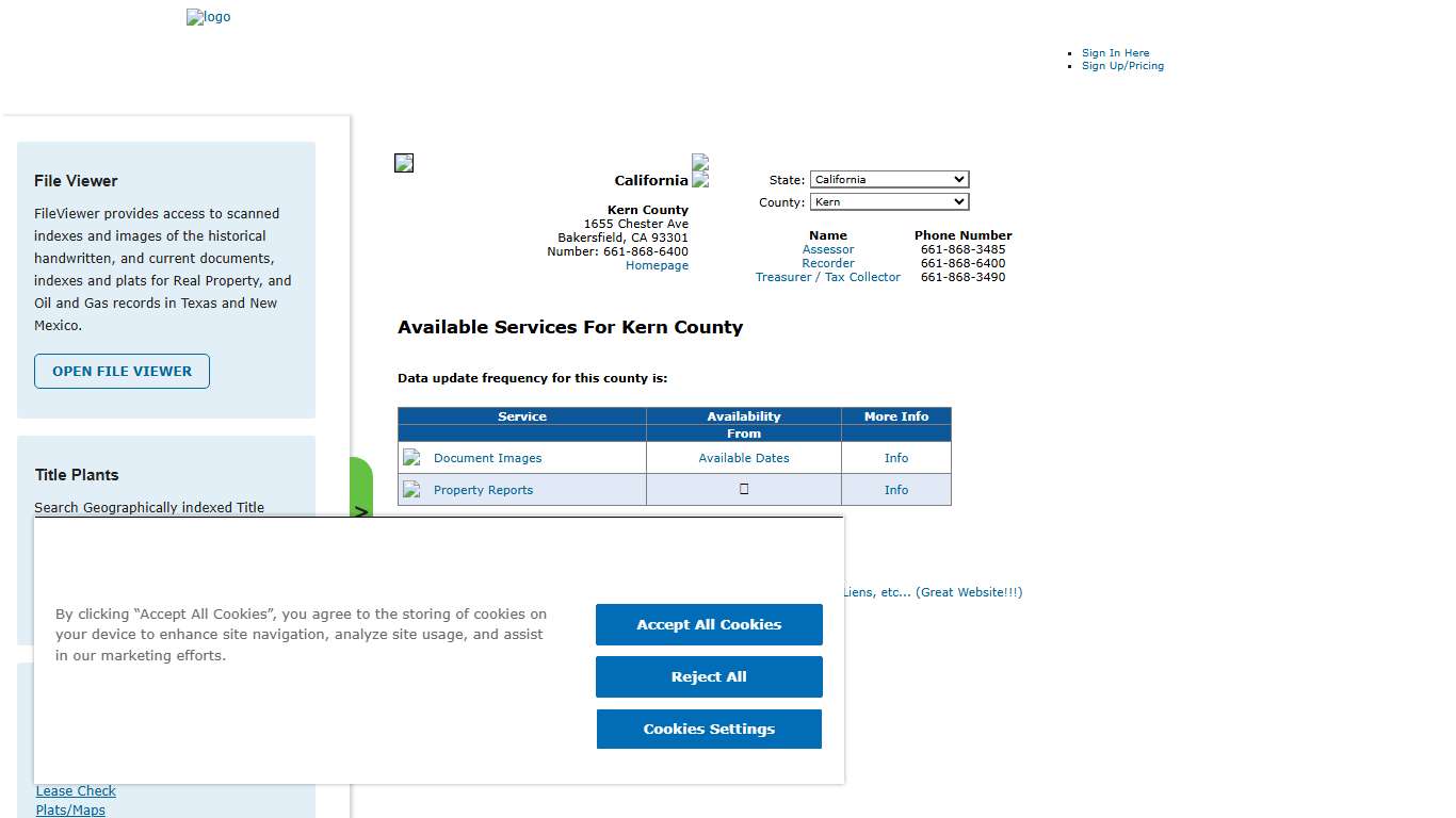 Search Kern County Public Property Records Online CourthouseDirect.com